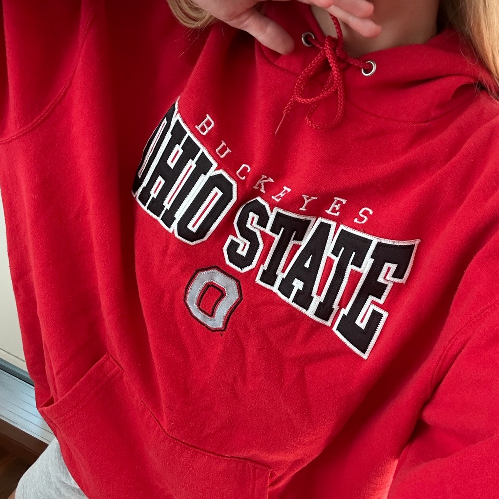 Champion Red Athletic Hoodie